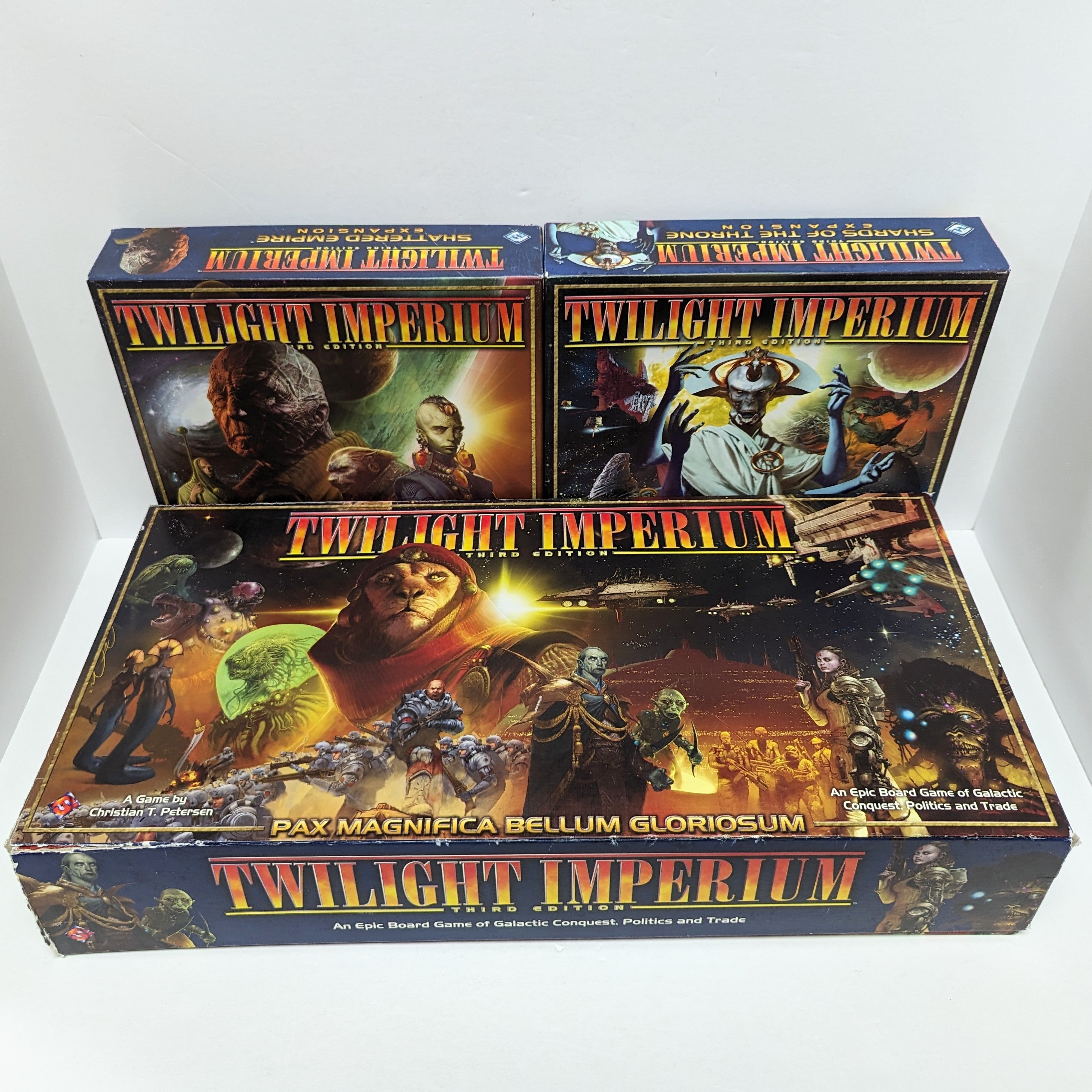 Twilight Imperium 3rd Edition + Shattered Empire Expansion + Shards of the Throne Expansion (English) (Bundle) (Used) (2)