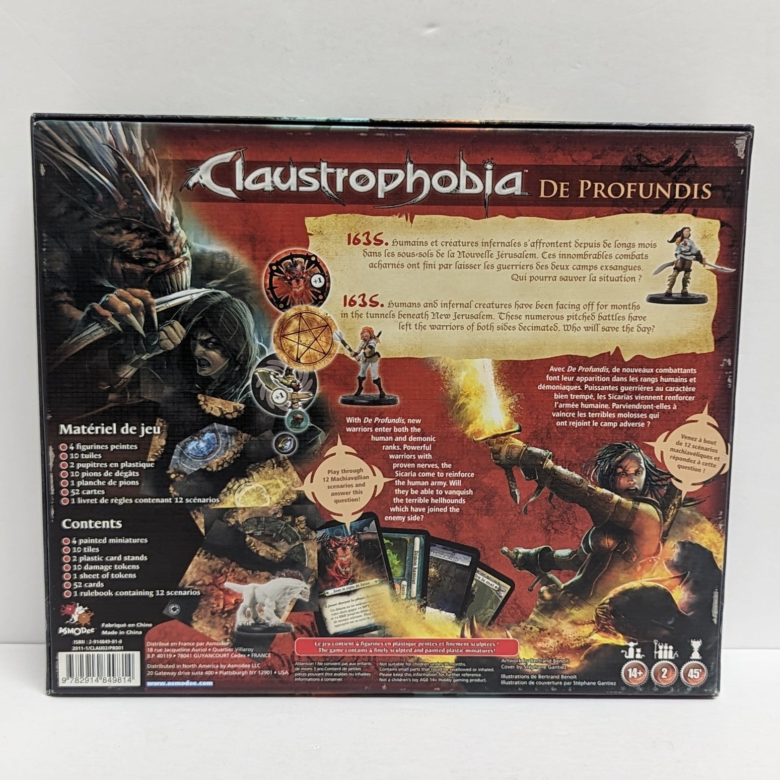Claustrophobia: De Profundis (French) (Used)