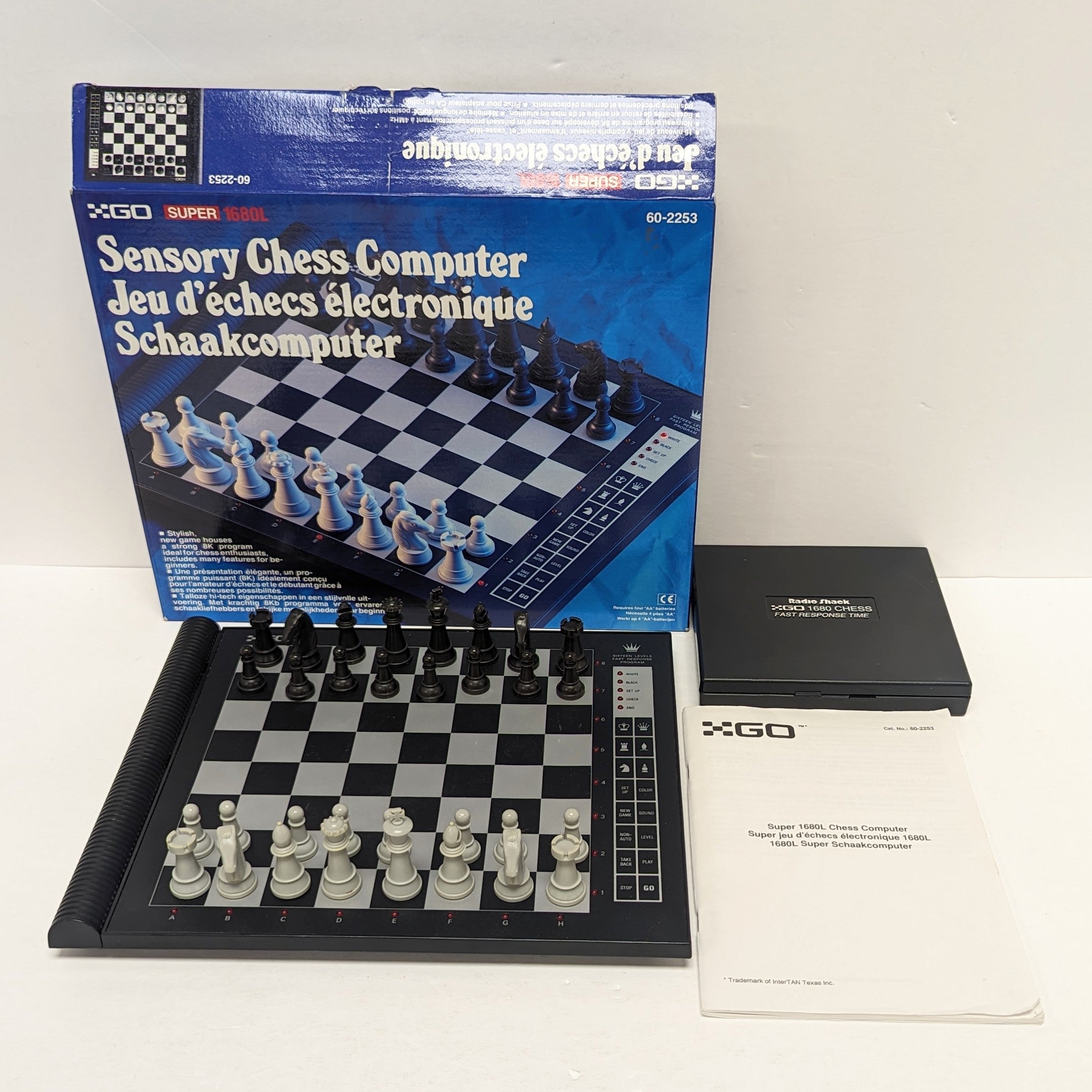 Radio Shack / XGO - Sensory Chess Computer 1680L (Multilingual) (Used)