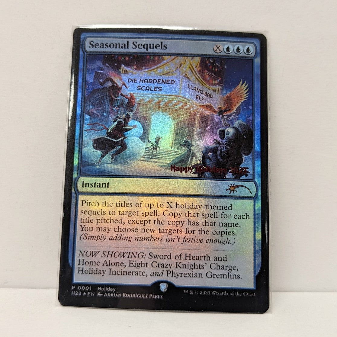 Carte promotionnelle de vacances Seasonal Sequels MTG