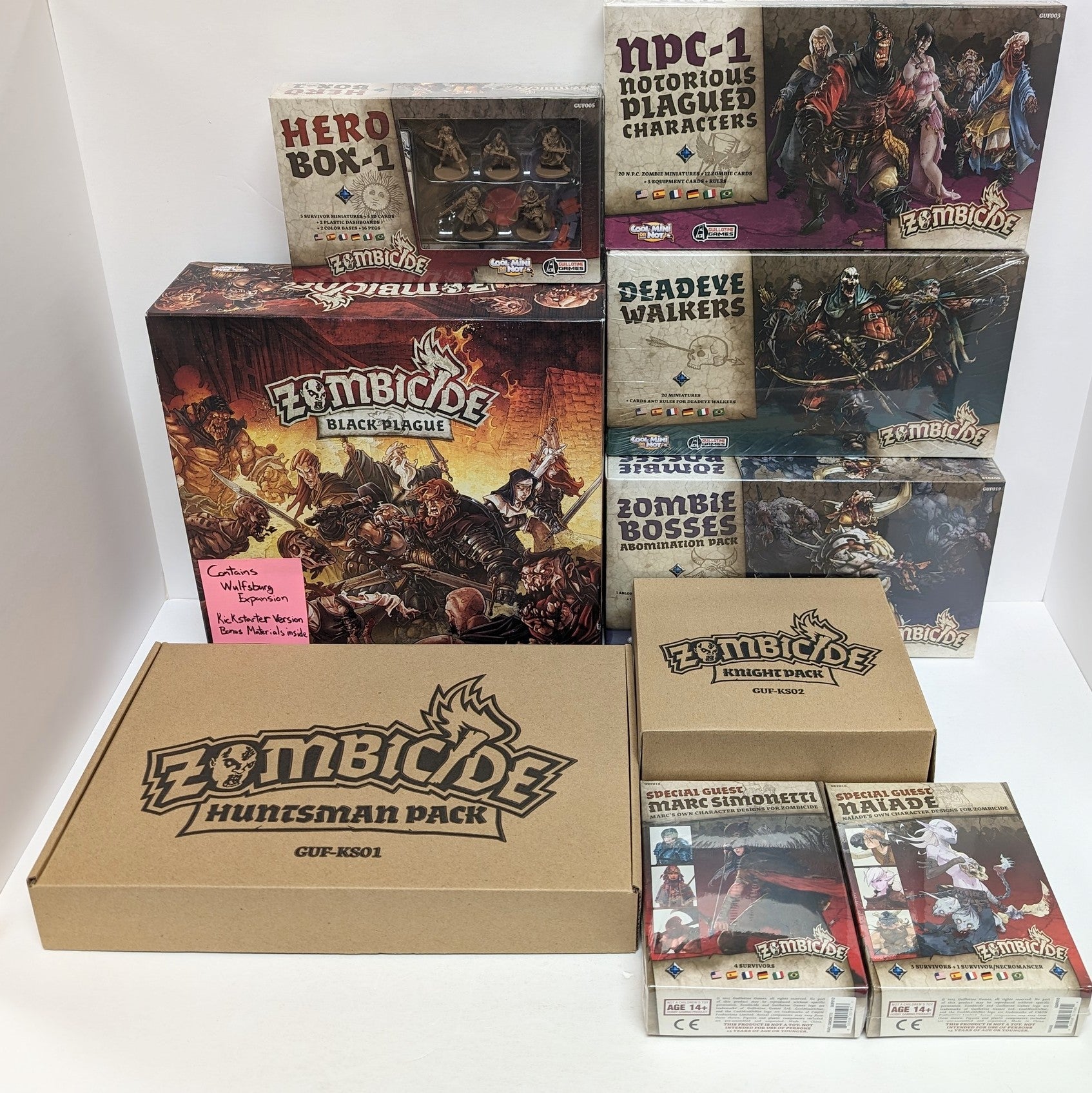 Zombicide : Black Plague - Pack Kickstarter (Anglais) (Occasion)