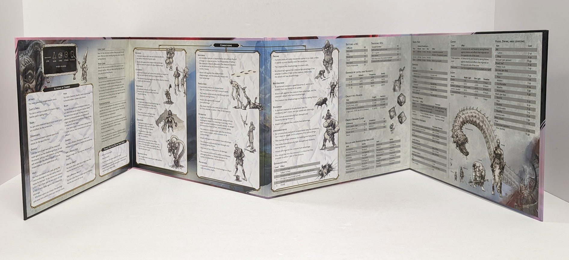 Dungeon & Dragons : Écran du maître du donjon réincarné (utilisé)