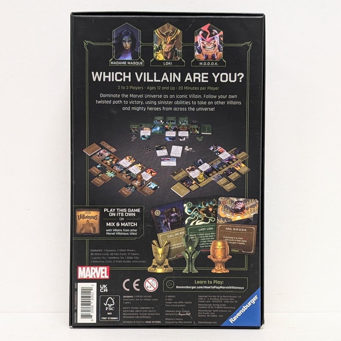 Marvel Villainous: Michief and Malice (English) (Used)