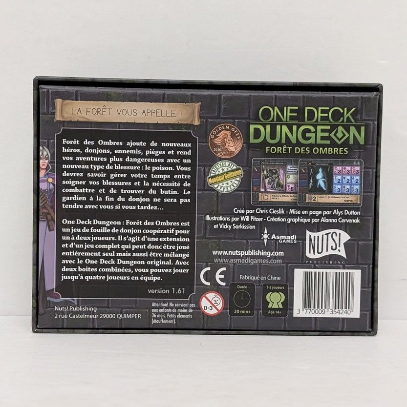 One Deck Dungeon 2: Foret des ombres (French) (Used)