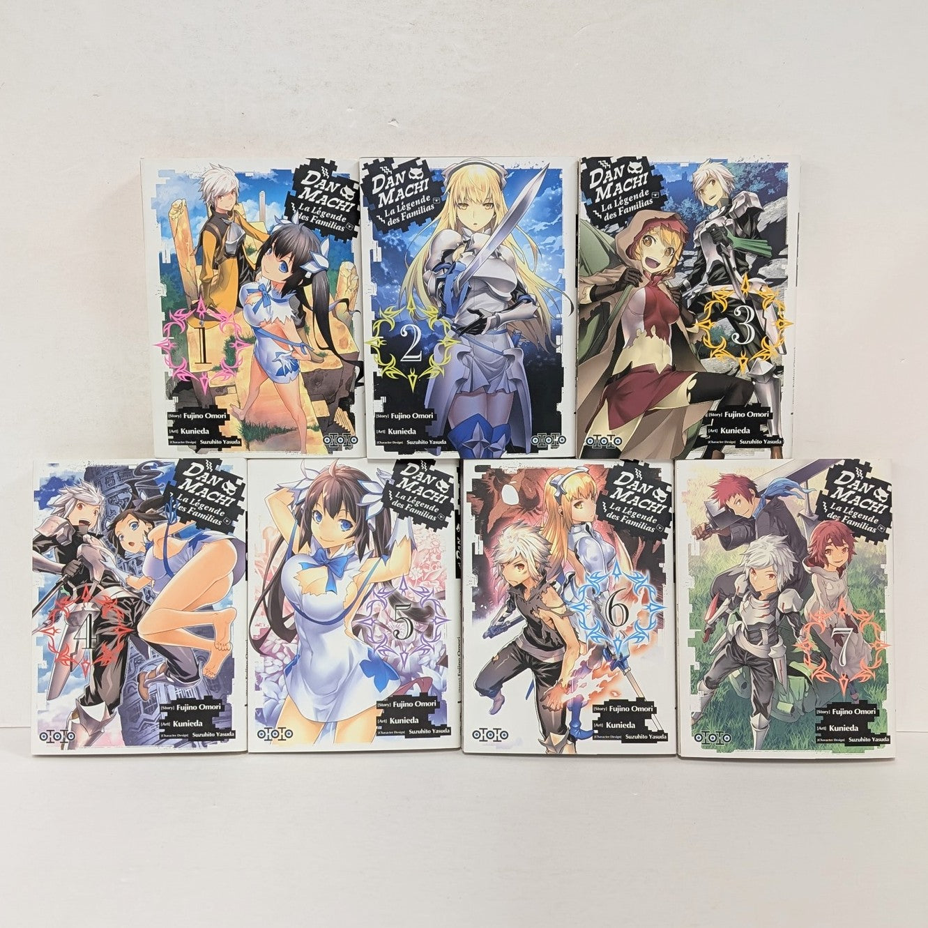 Dan Machi - La Legend des Familias Manga 1 - 7 (French) (Bundle) (Used)