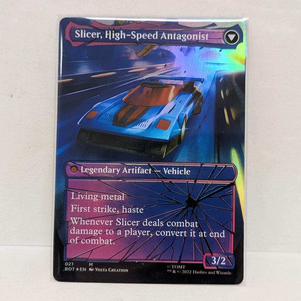 Trancheur, Main de fer // Trancheur, Antagoniste à grande vitesse - Feuille de verre brisé