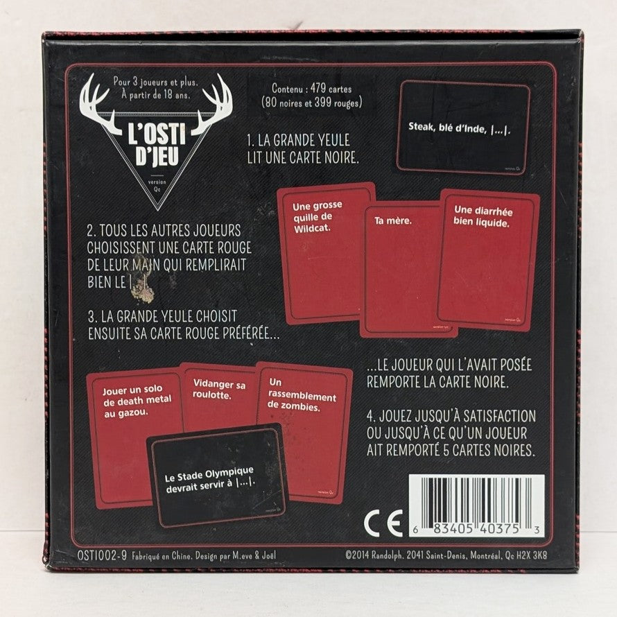 L'Osti D'Jeu (Français) (Occasion)