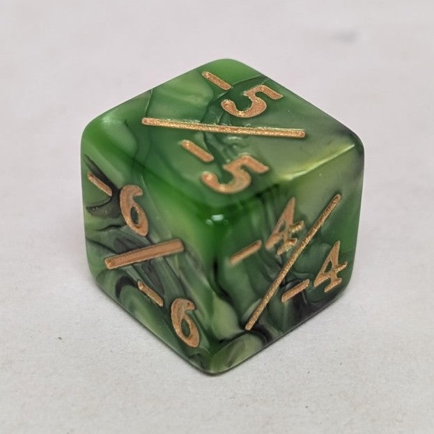 Compteur de dés : Vert -1/-1