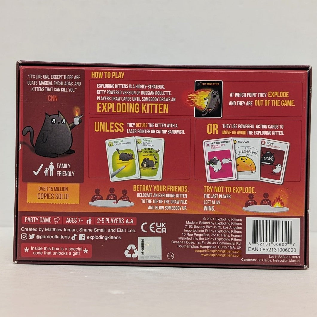 Exploding Kittens (English) (Open Box)