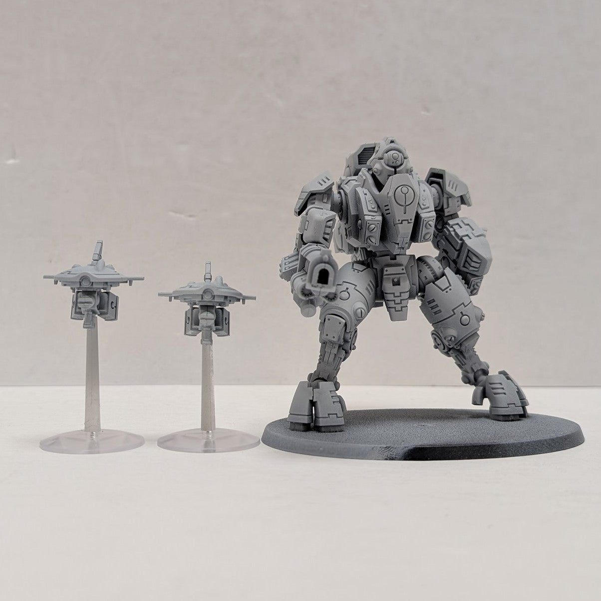 T’au Empire: XV95 Ghostkeel Battlesuit (2) (Used)