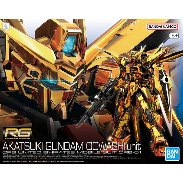 RG #41 1/144 ORB-01 Akatsuki Gundam (Unité Oowashi) "Gundam SEED Destiny"
