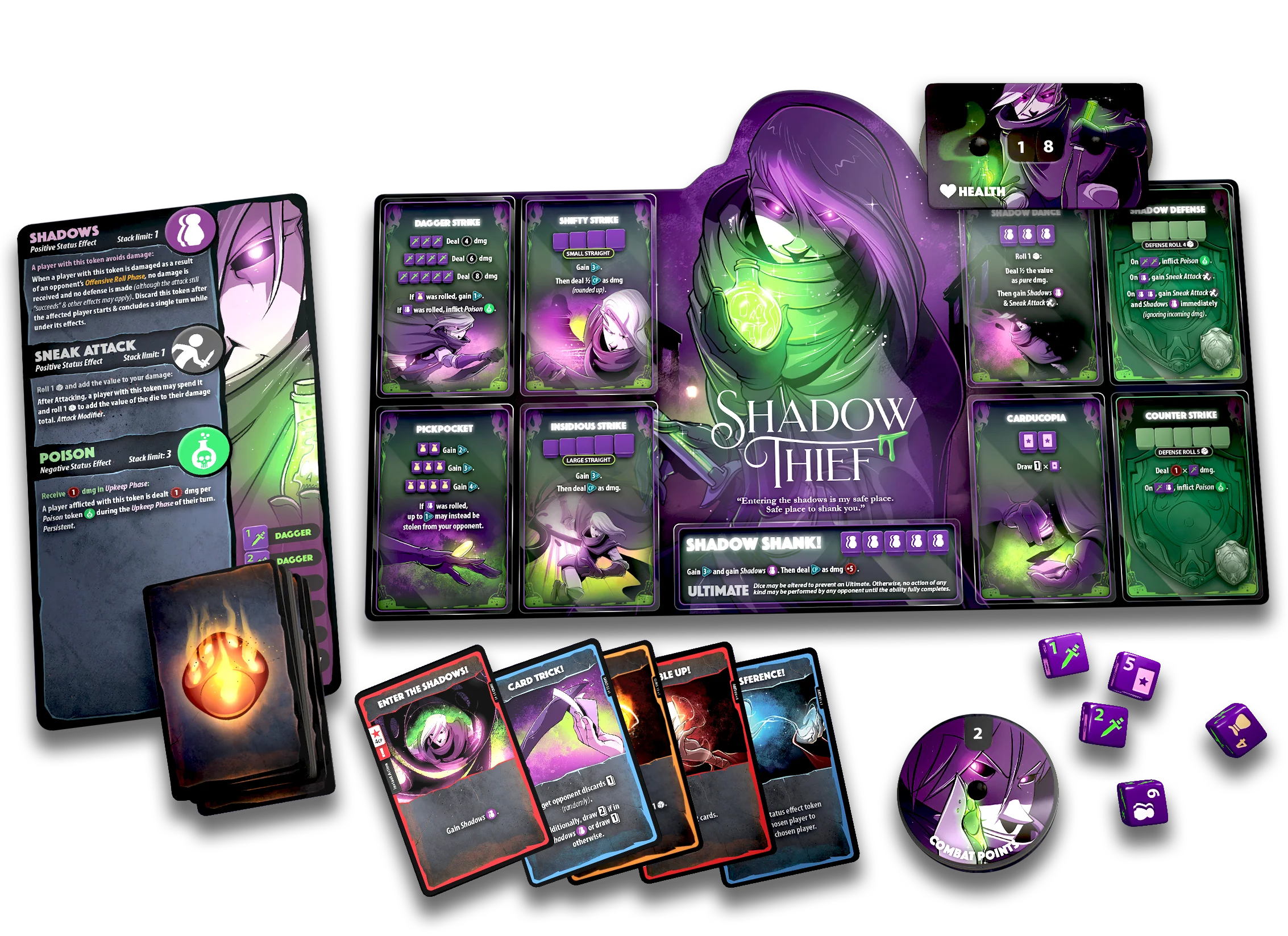 Dice Throne: Season one Rerolled Box 3 Pyro v Shadow Thief (English)