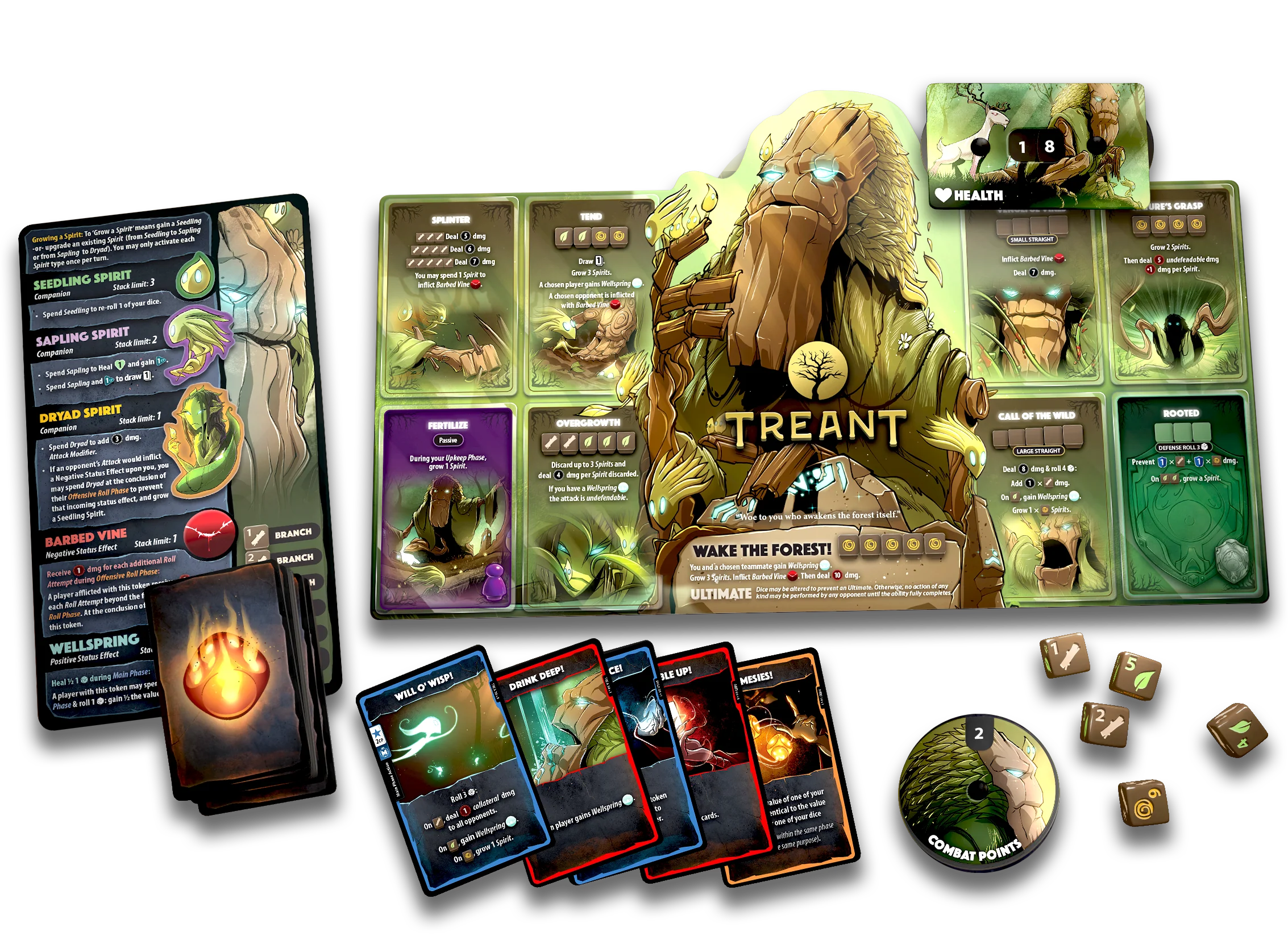 Dice Throne: Season one Rerolled Box 4 Treant v Ninja (English)