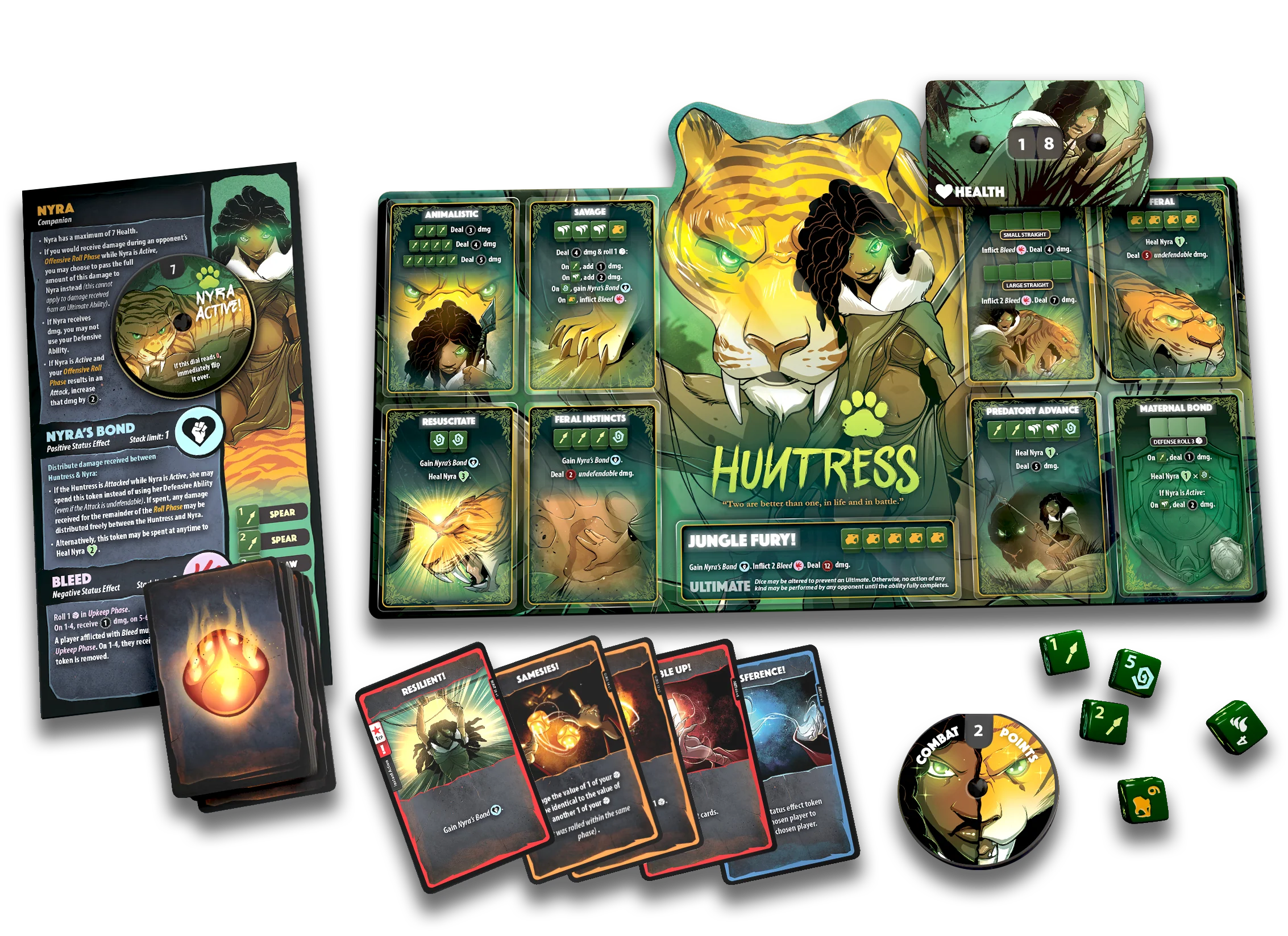 Dice Throne: Season Two Box 2 Tactician v Huntress (English)
