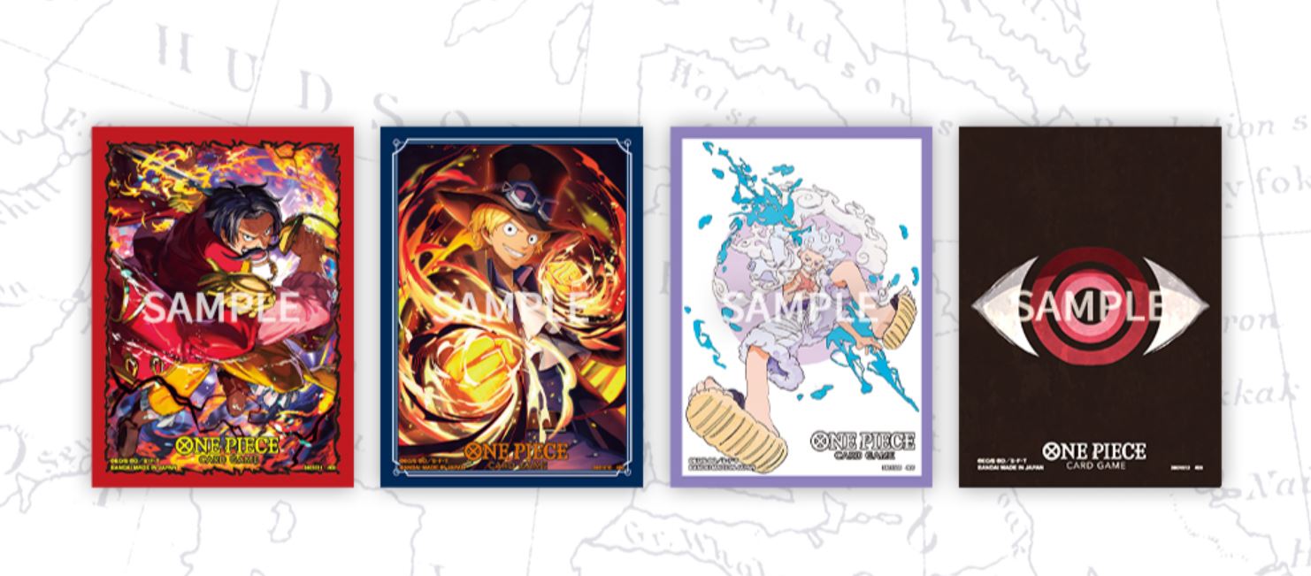 One Piece JCC : Set de 12 protège-cartes officiels