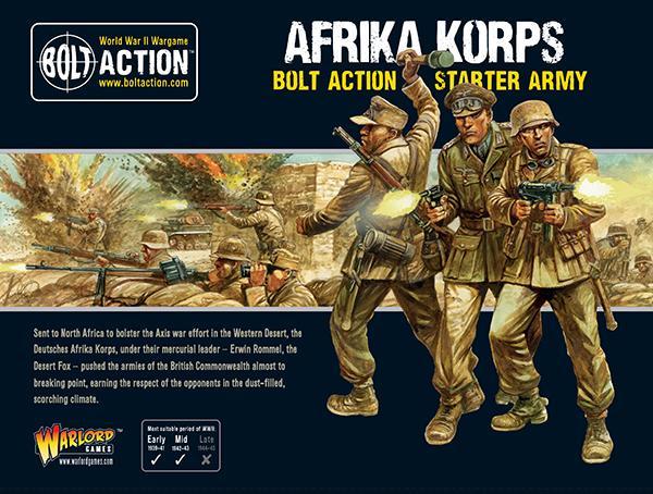 Bolt Action Afrika Korps Starter Army (anglais)