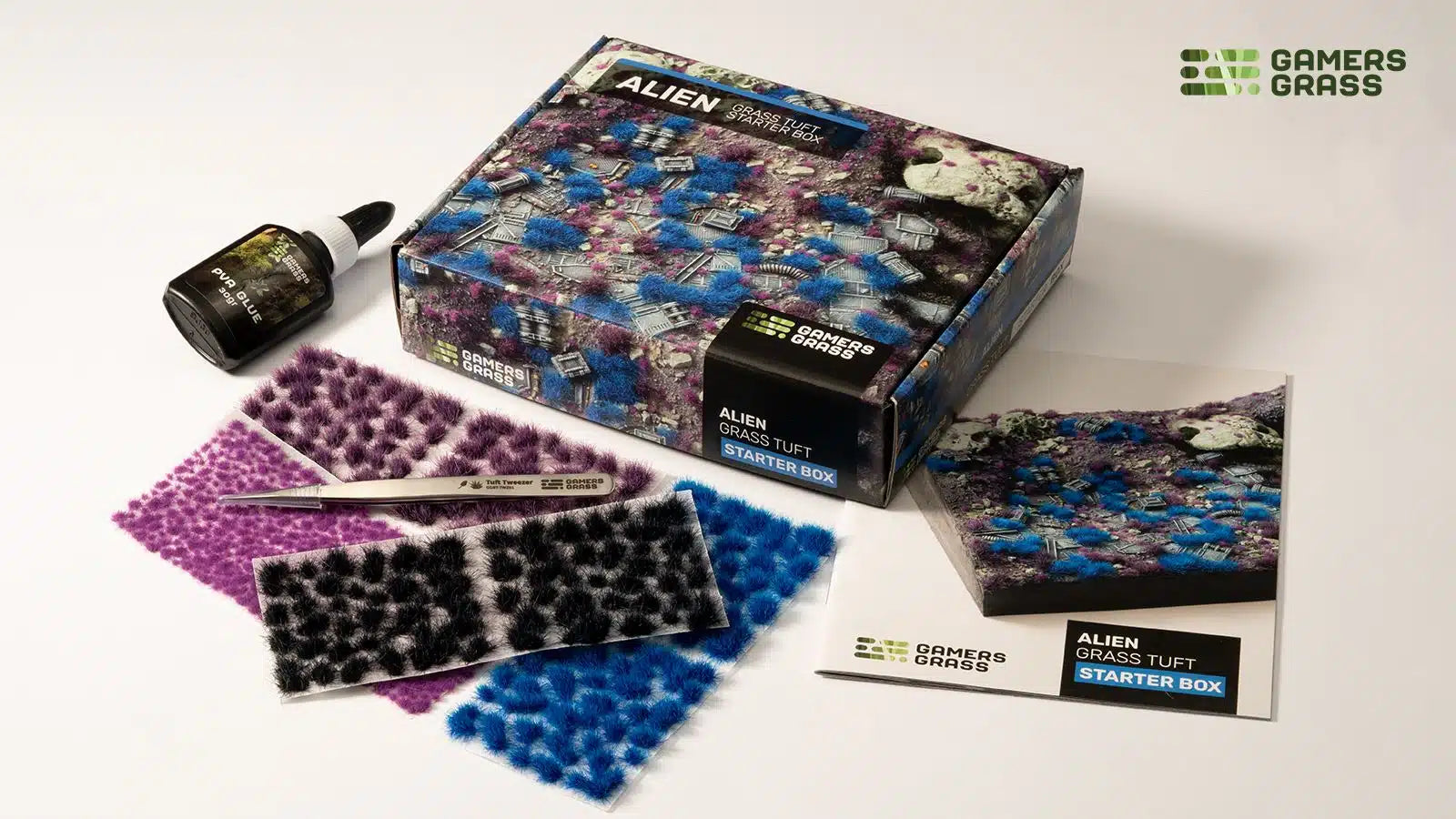 Gamers Grass - Tuft Starter Boxes - Alien Grass