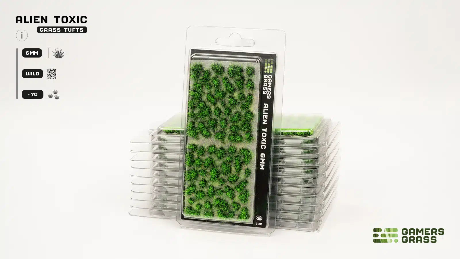 Gamers Grass - Alien Alien Toxic 6mm Tuft - Wild