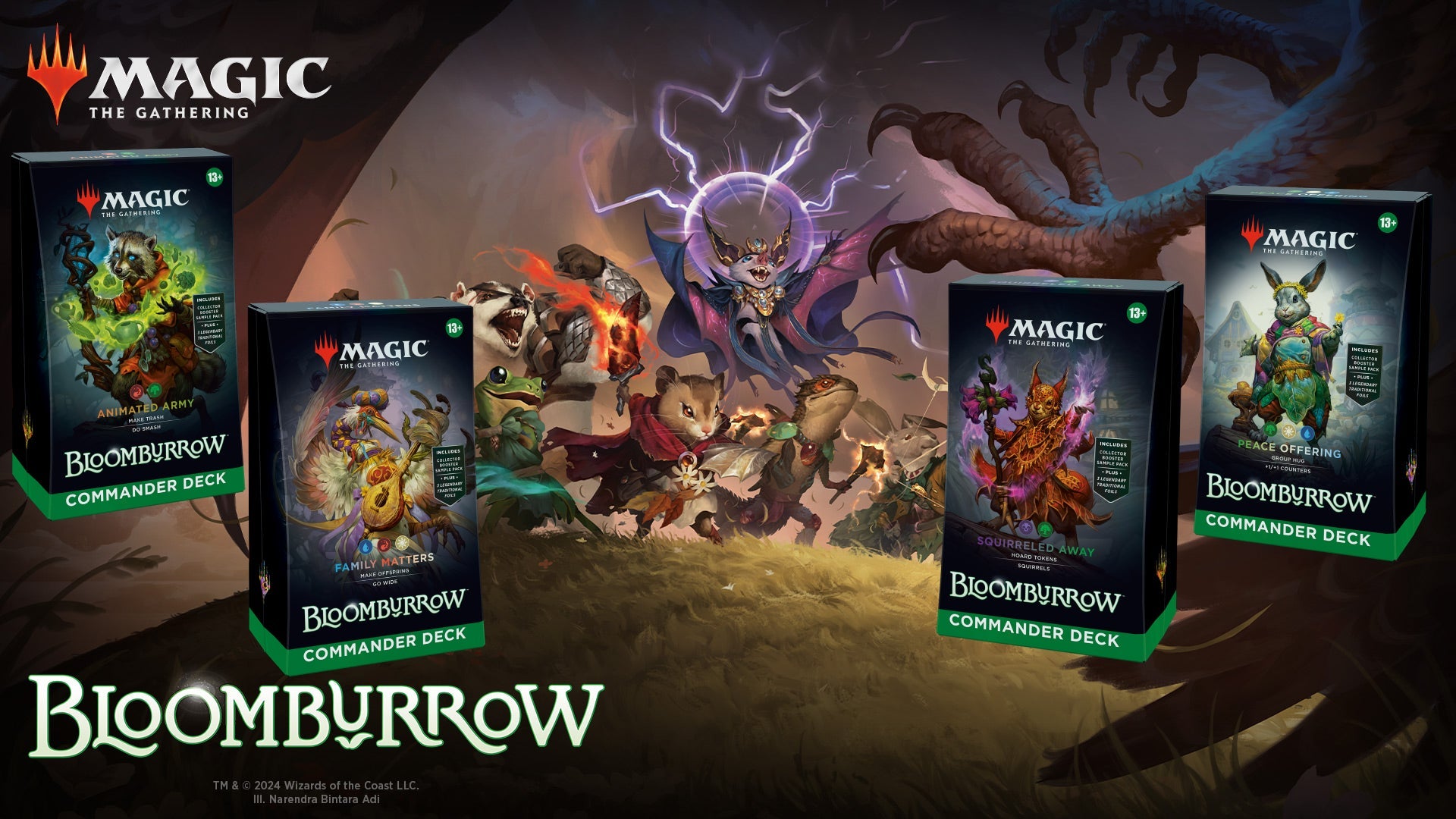 Bloomburrow Commander Decks