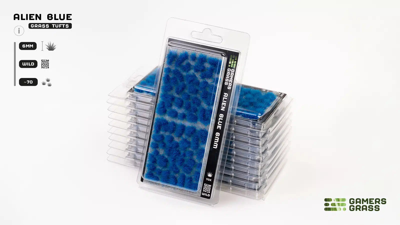 Gamers Grass - Alien Blue 6mm Tuft - Wild