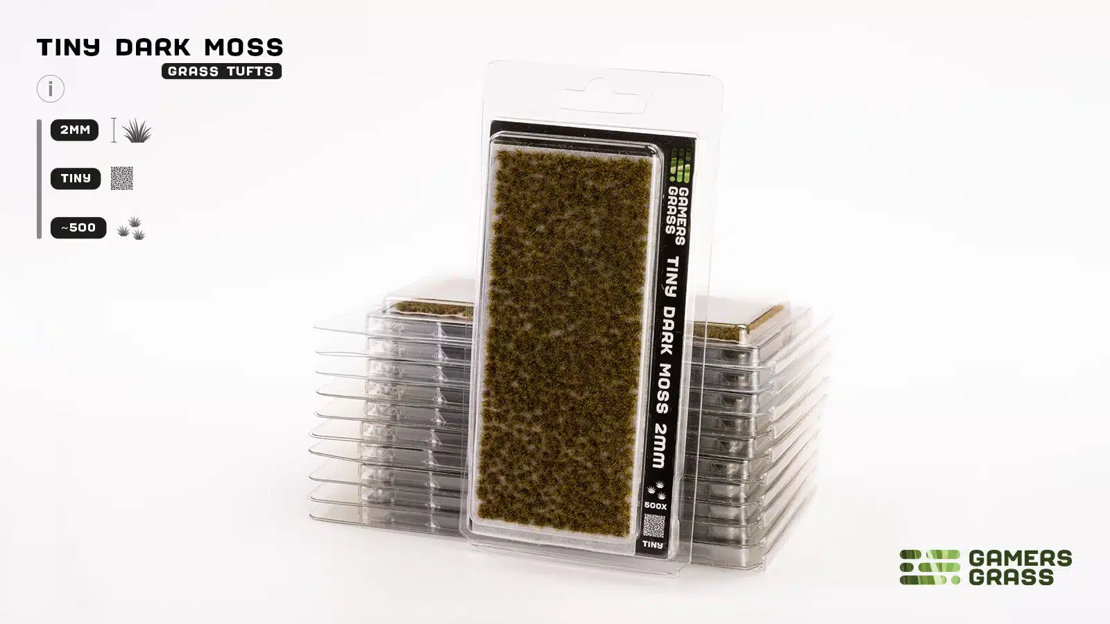 Gamers Grass - Tiny Dark Moss Tuft 2mm