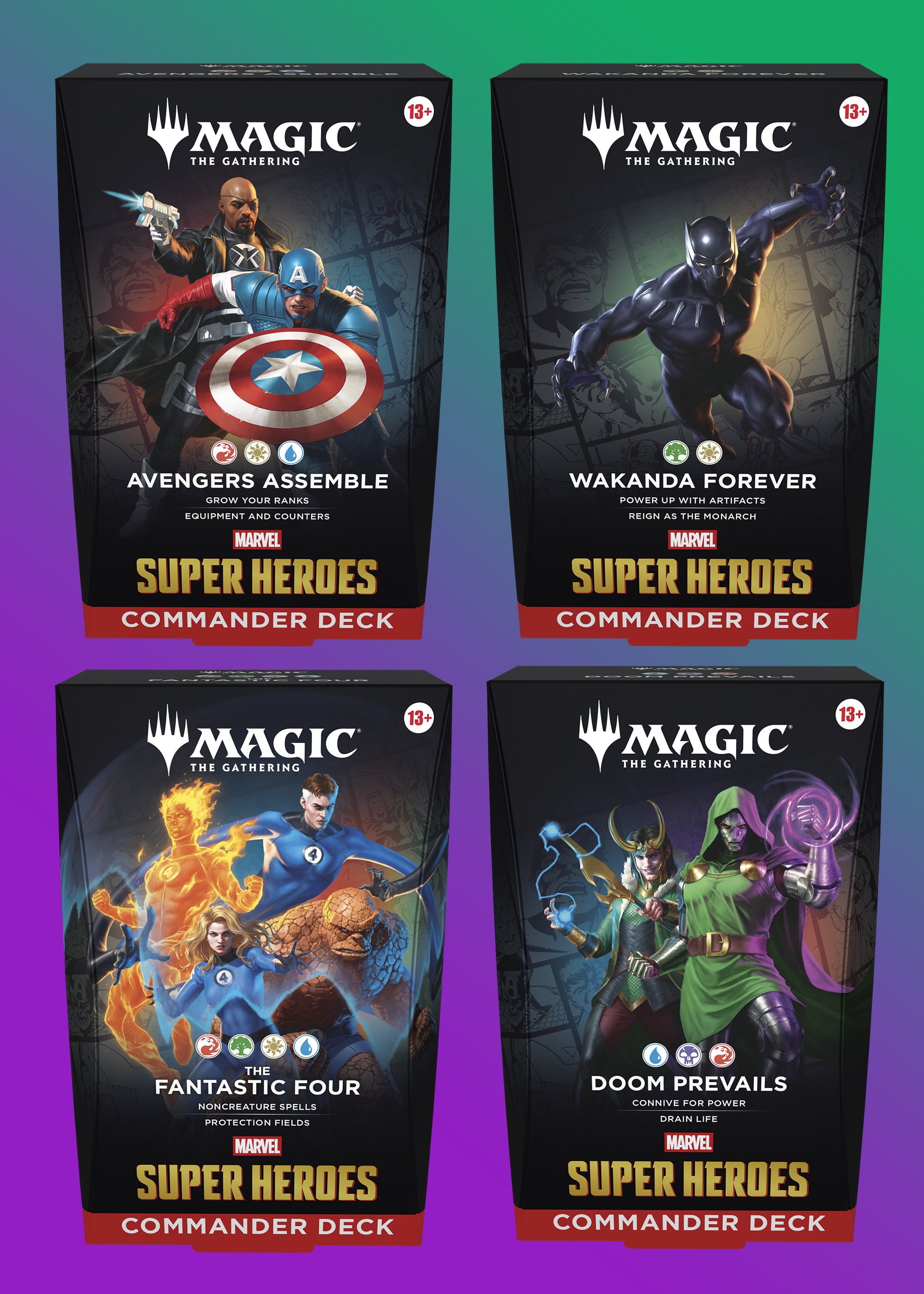 Magic: The Gathering Marvel Super Heroes Commander Deck (Pre-Order)