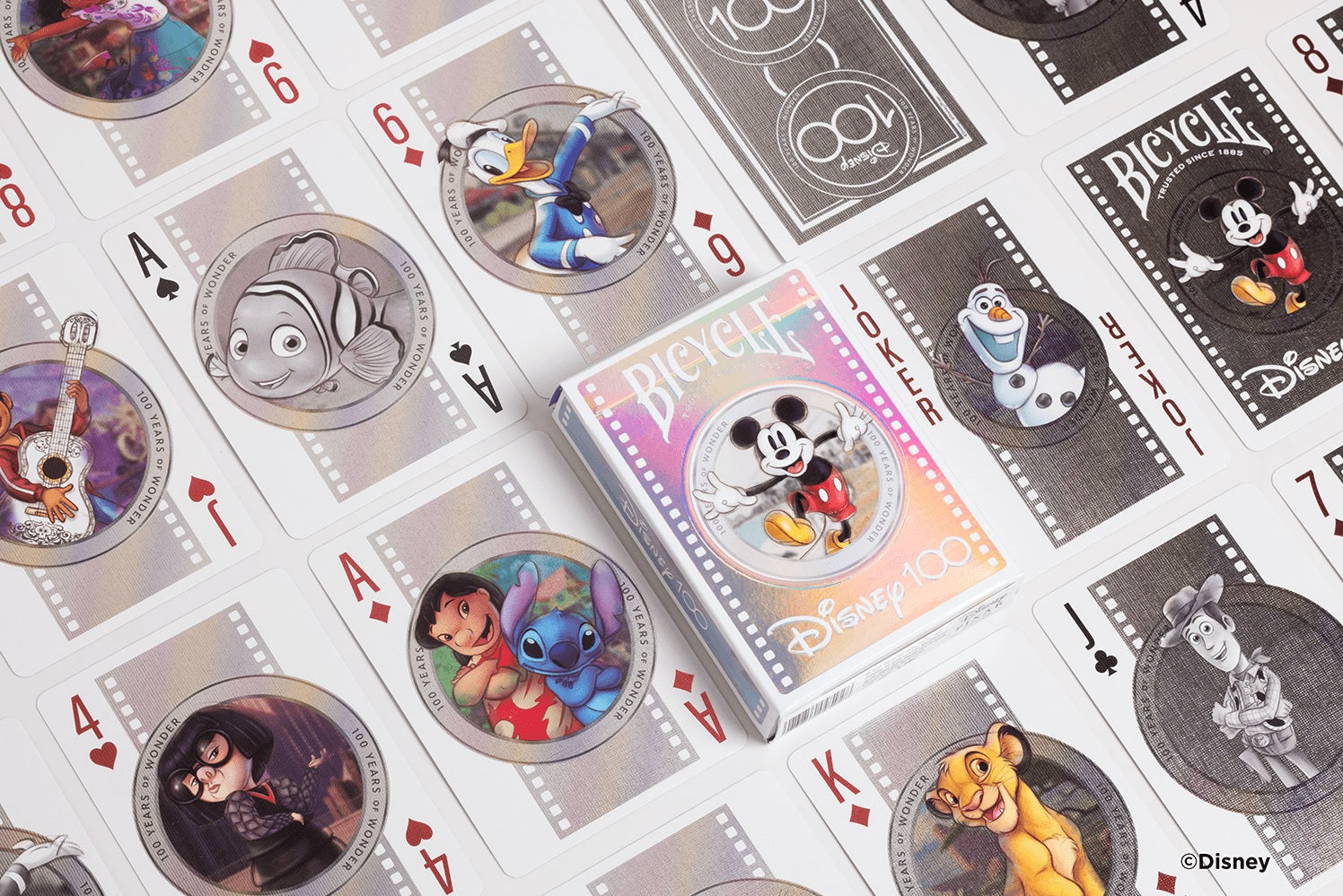 Disney 100 cartes à jouer