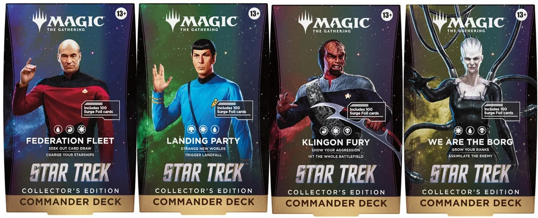 Magic the Gathering: Star Trek Commander Deck - Collector's Edition - Set Of 4 (Pre-Order)