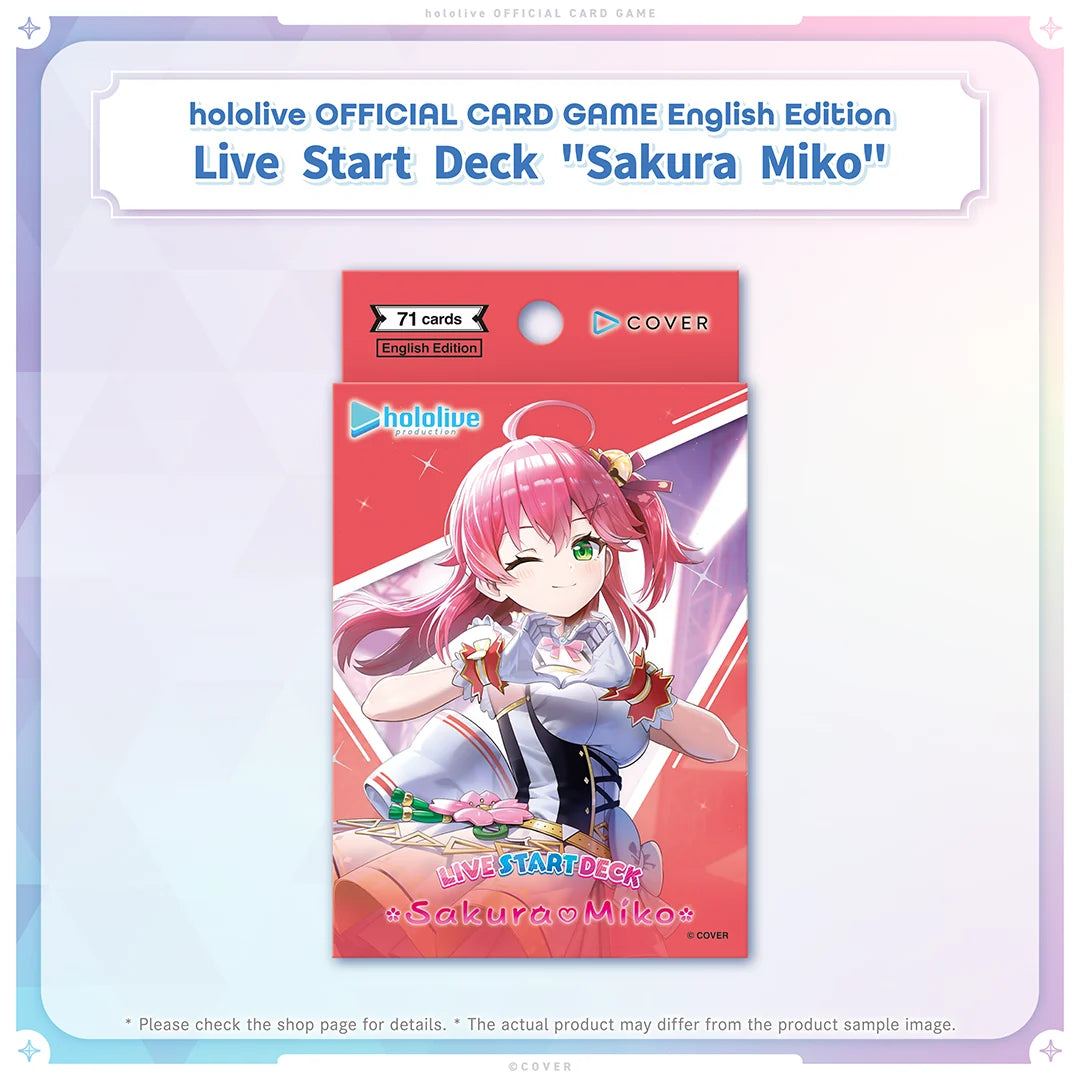 Hololive: Live Start Deck - Sakura Miko (English)