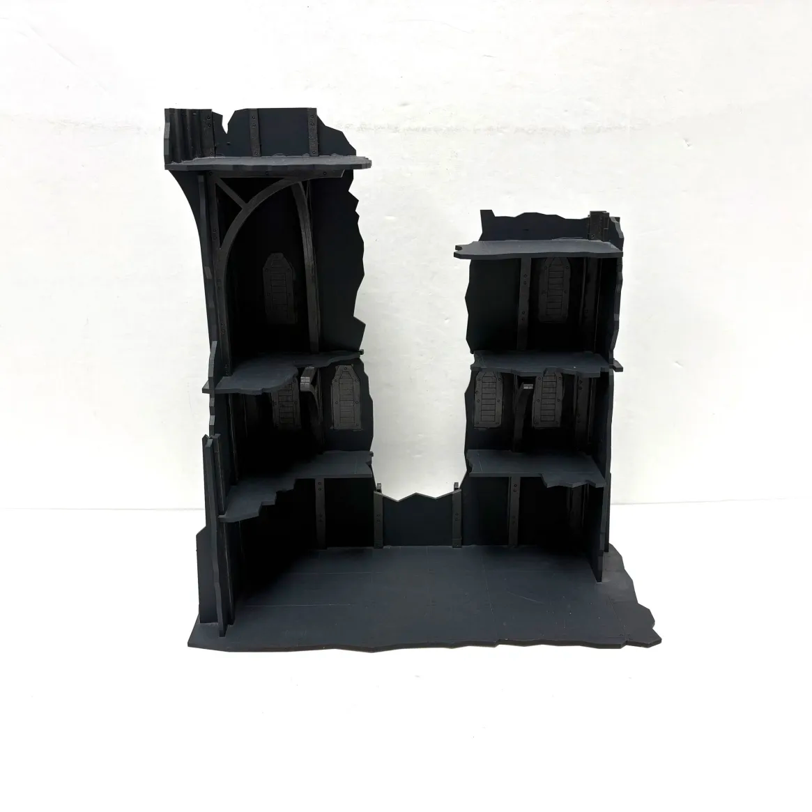 MDF Grey Terrain Scenery for Wargaming (Used)