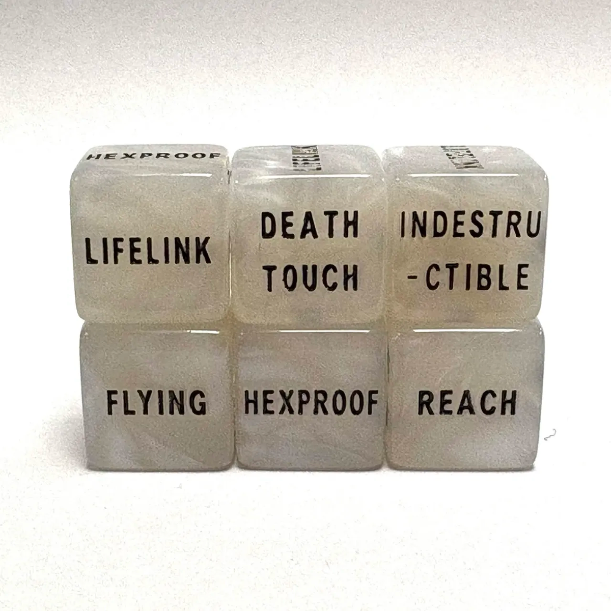 Counter Dice: Marbled White MTG Keywords