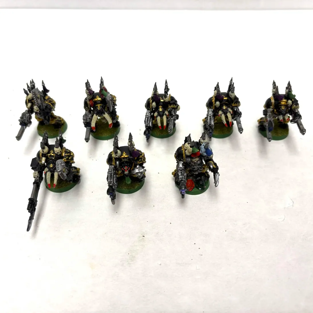 Chaos Space Marines: Chaos Terminators (8 Models) (Old) (Used)