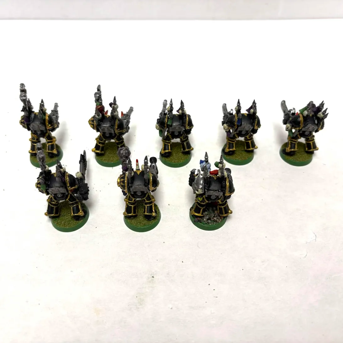 Chaos Space Marines: Chaos Terminators (8 Models) (Old) (Used)