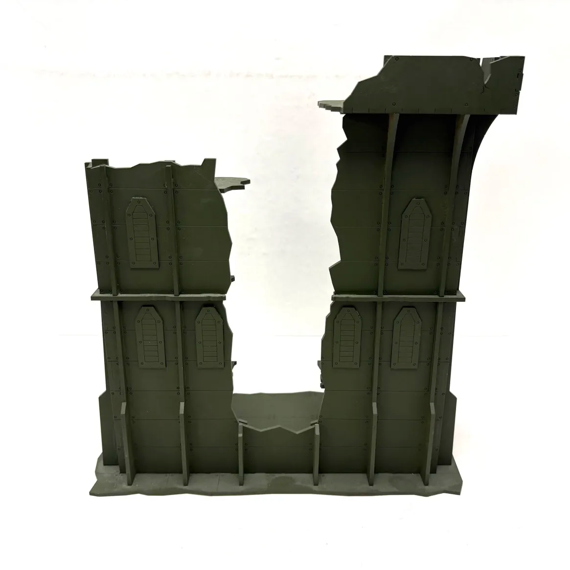 MDF Green Terrain Scenery for Wargaming (Used)