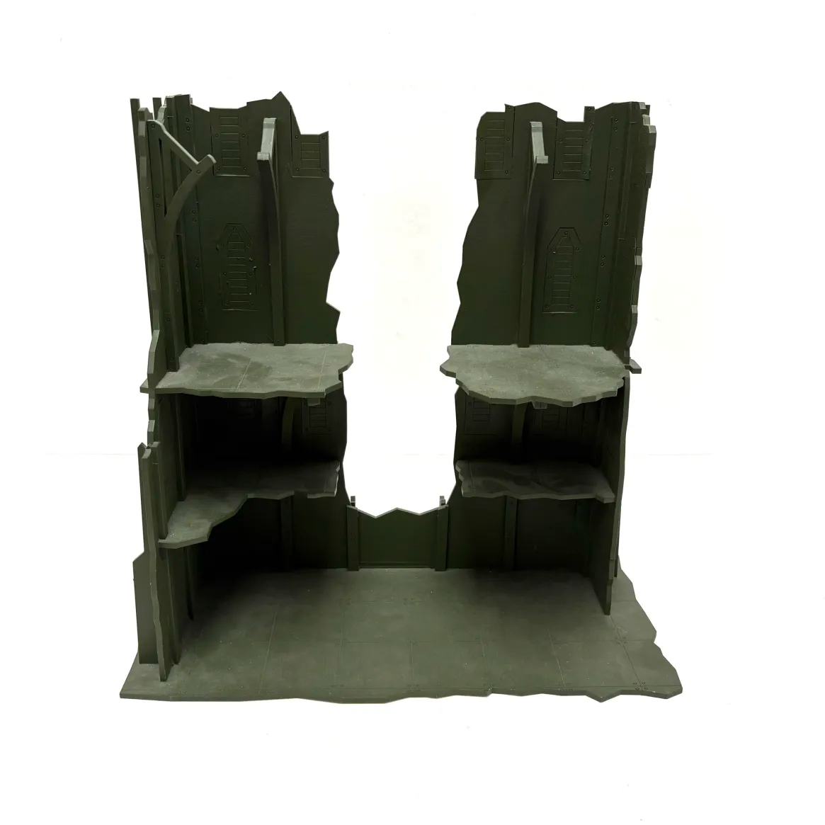 MDF Green Terrain Scenery for Wargaming (Used)