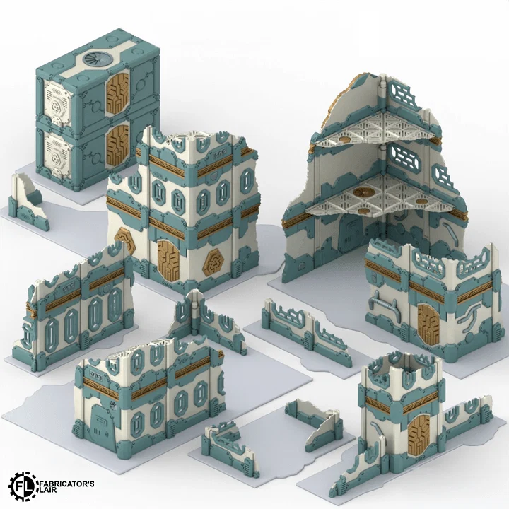 11th Edition Foldable Terrain - Space Dwarf