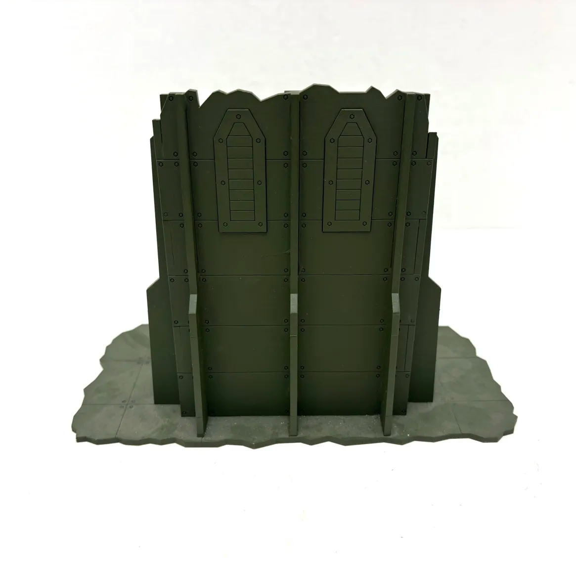 MDF Green Terrain Scenery for Wargaming (Used)