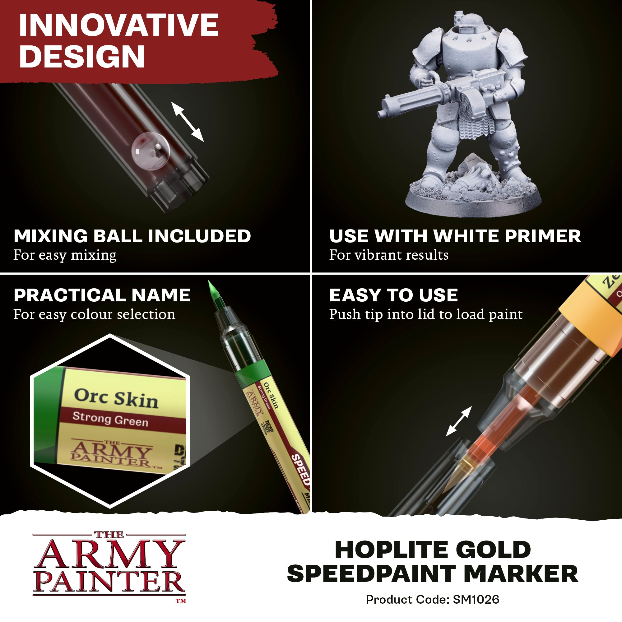 Speedpaint Marker Hoplite Gold