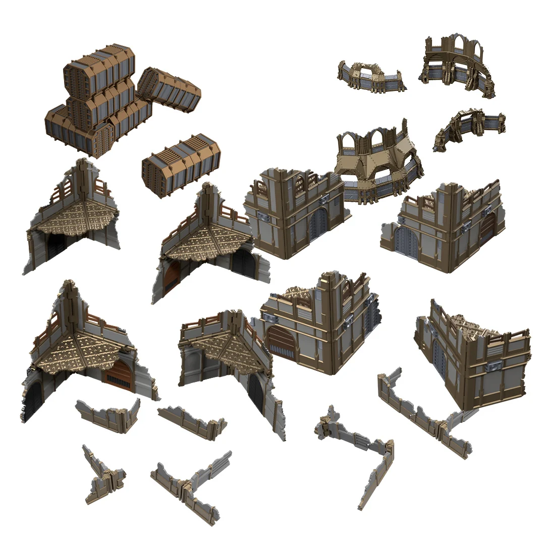 11th Edition Foldable Terrain - Imperial Gothic