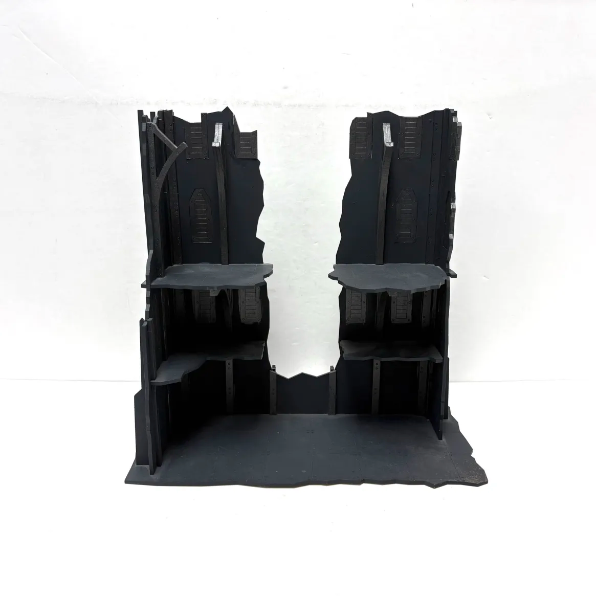 MDF Grey Terrain Scenery for Wargaming (Used)