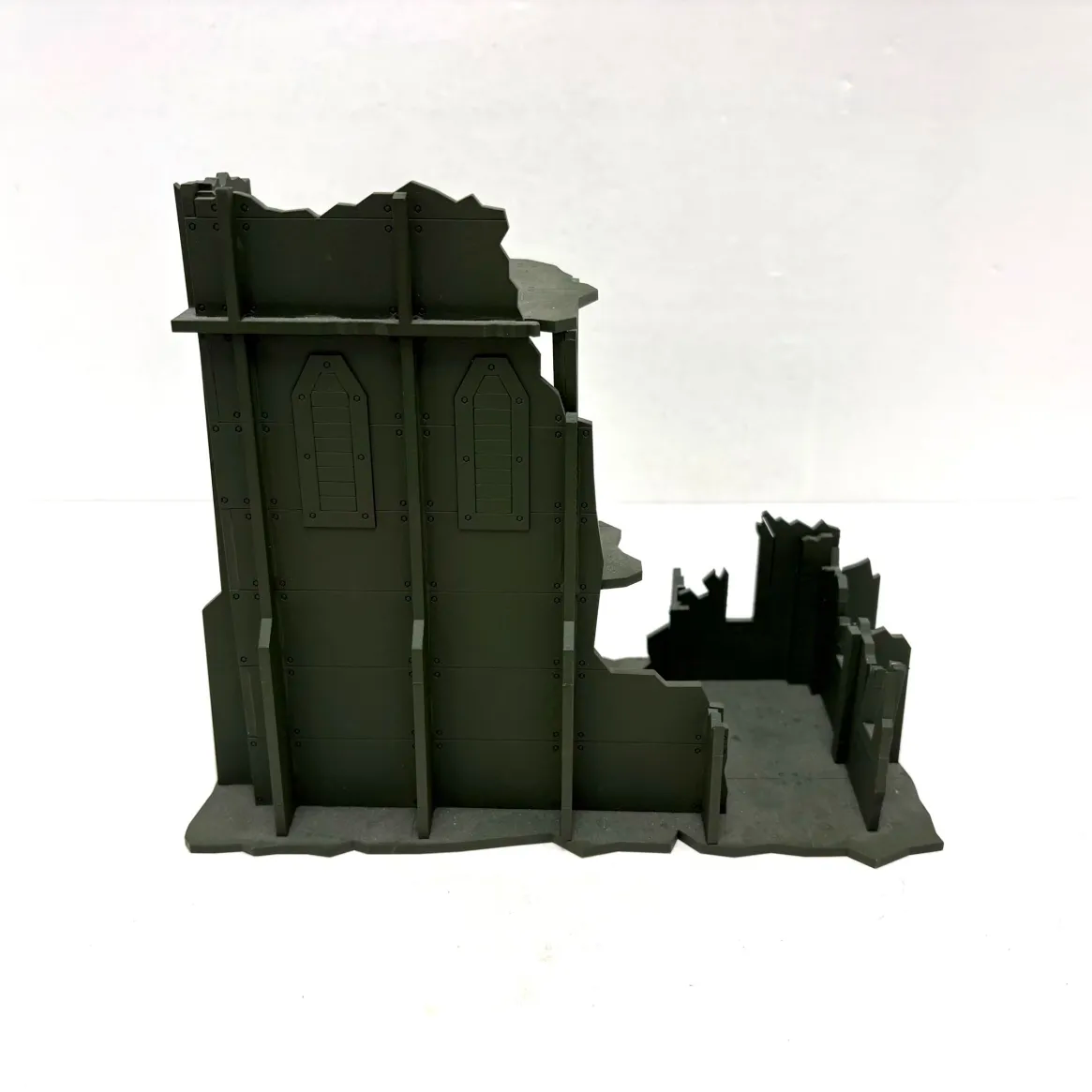 MDF Green Terrain Scenery for Wargaming (Used)