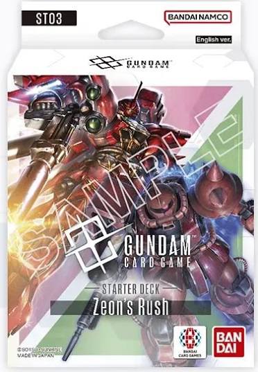 Gundam CG: ST-03 Zeon's Rush Starter Deck
