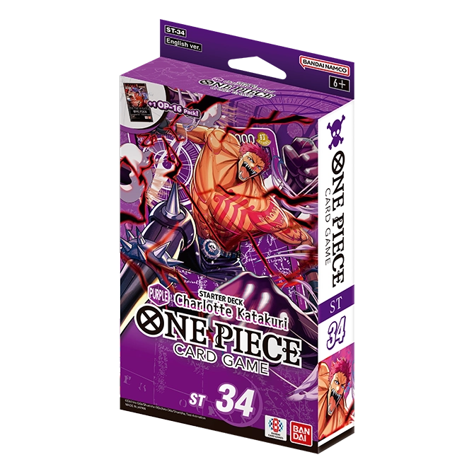 One Piece TCG: ST34 Starter Deck Purple Charlotte Katakuri (Pre-Order)