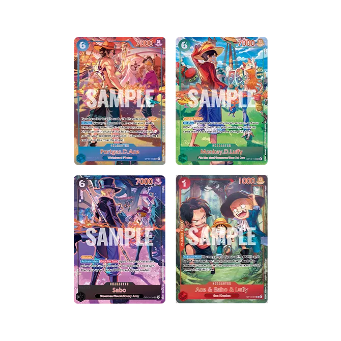 One Piece TCG: One Piece English Version 3rd Anniversary Set Sealed Promotional Bundle
