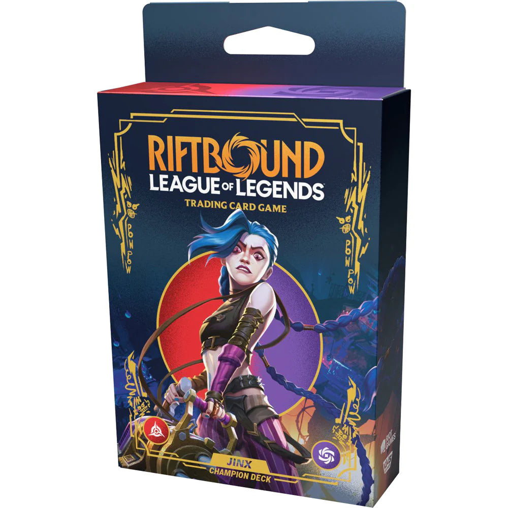 Deck de champion Jinx de l'extension Riftbound (JCC Origins)