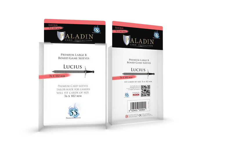 Pochettes Paladin - Lucius - 76MM x 102MM