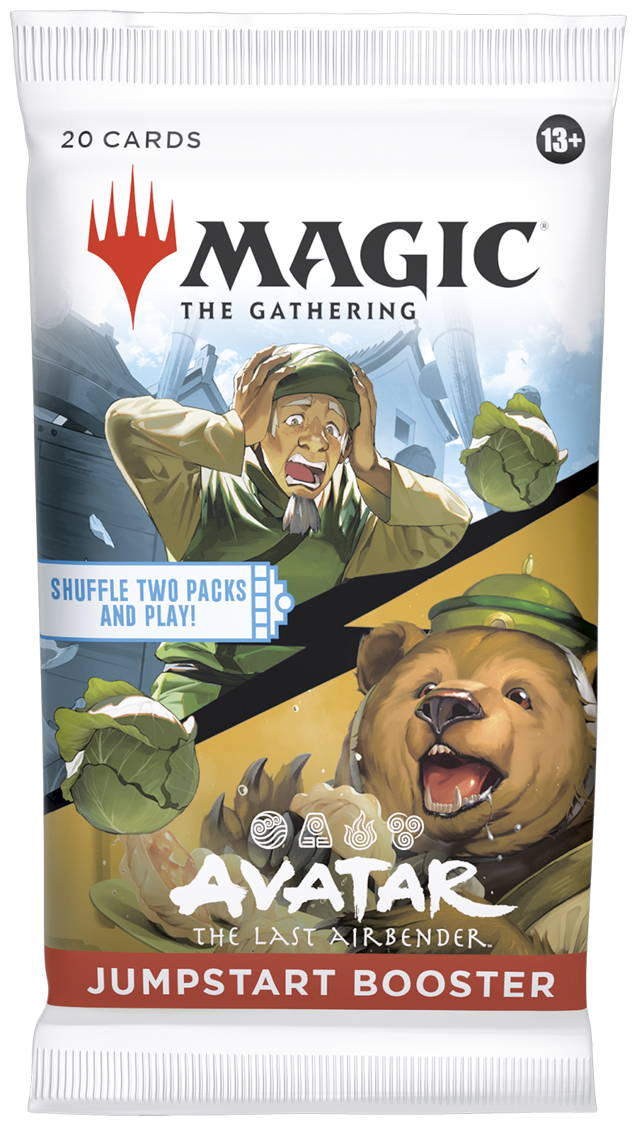 Booster Magic: The Gathering X Avatar – 14 Cartes Avec 1 Premium Et 1 Rare – Collection Thème Série Animée – Version Anglaise