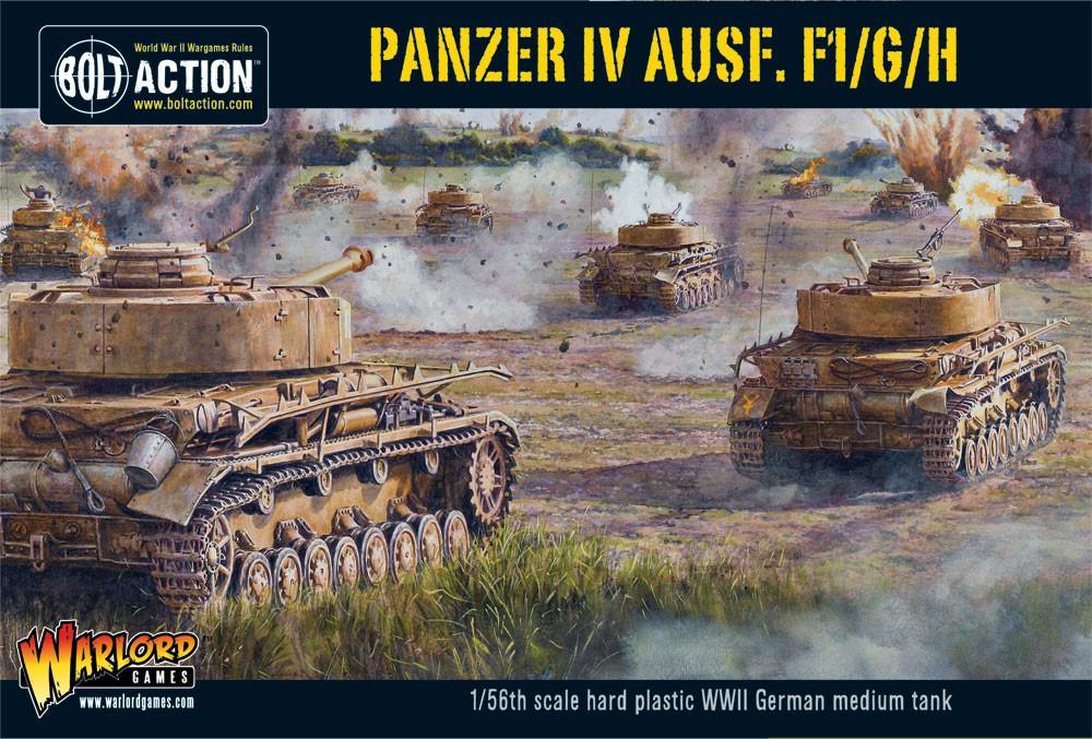Bolt Action Panzer IV Ausf. F1/G/H char moyen (plastique) (anglais)