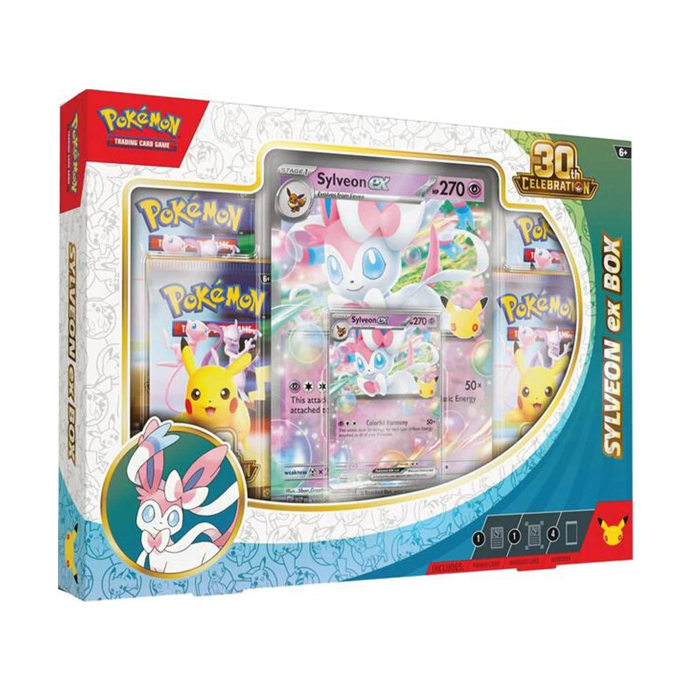 Pokemon TCG 30th Celebration Sylveon EX / Greninja EX Box