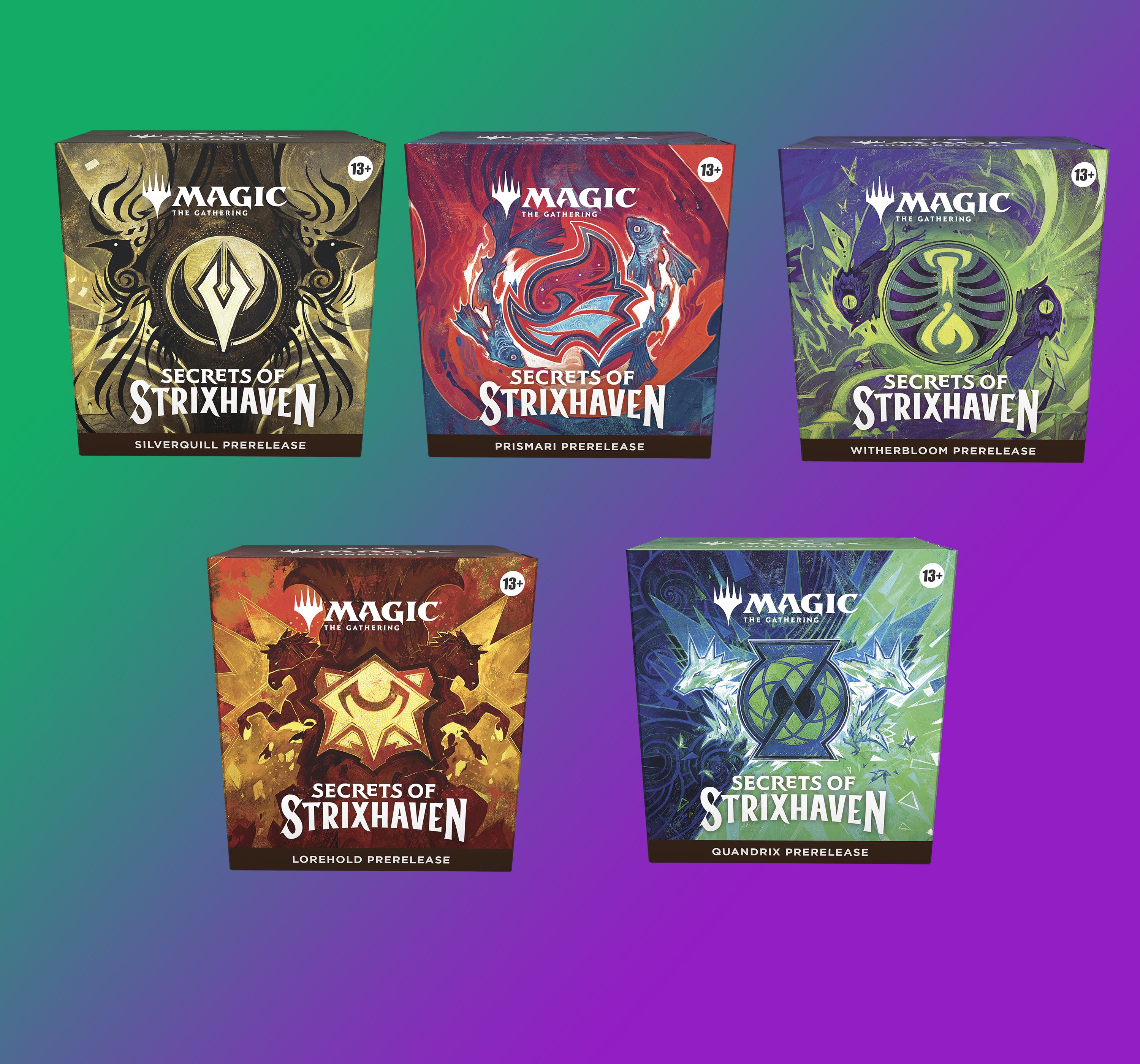 Prerelease Secrets of Strixhaven - Sunday April 19th 2026 1:00PM - 3 Rounds